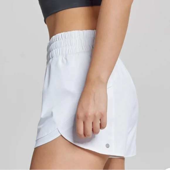 EUC like new Calia  Women's White Step Up Shorts, size L. Lined. Athletic - Picture 6 of 11